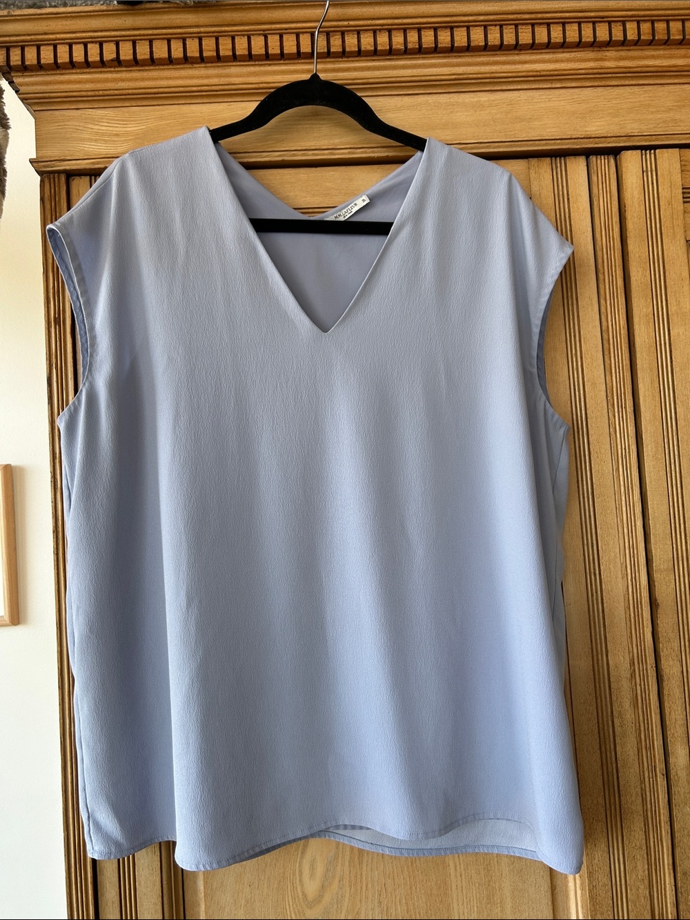 MM Lafleur Sleeveless V-Neck Camisole in Light Blue